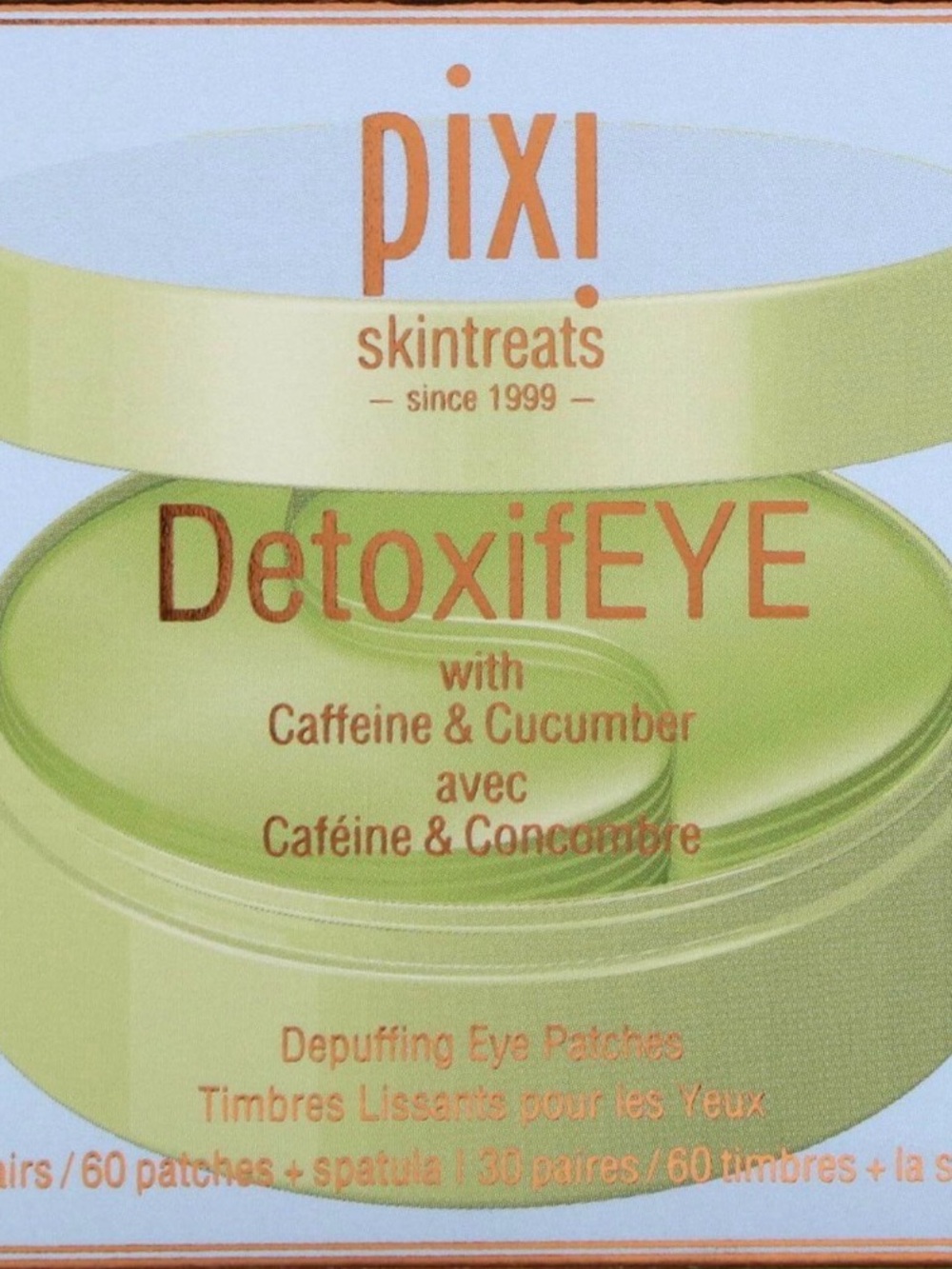 Pixi DetoxifEYE Depuffing Eye Patches - Light Green